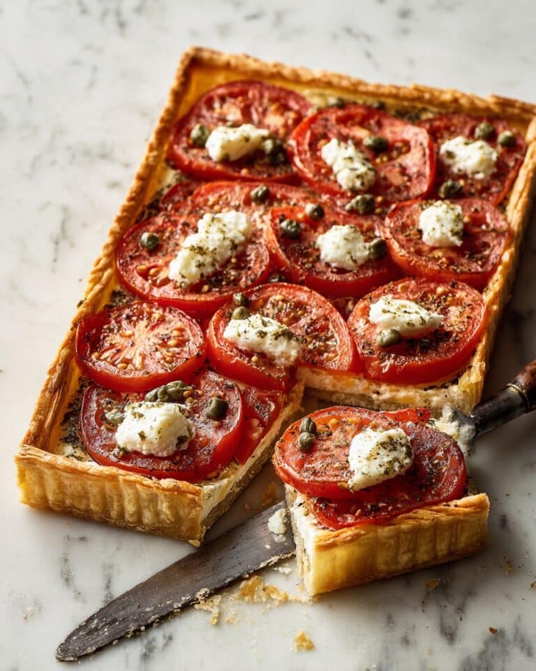 5-Ingredient Tomato Puff Pastry Tart Recipe