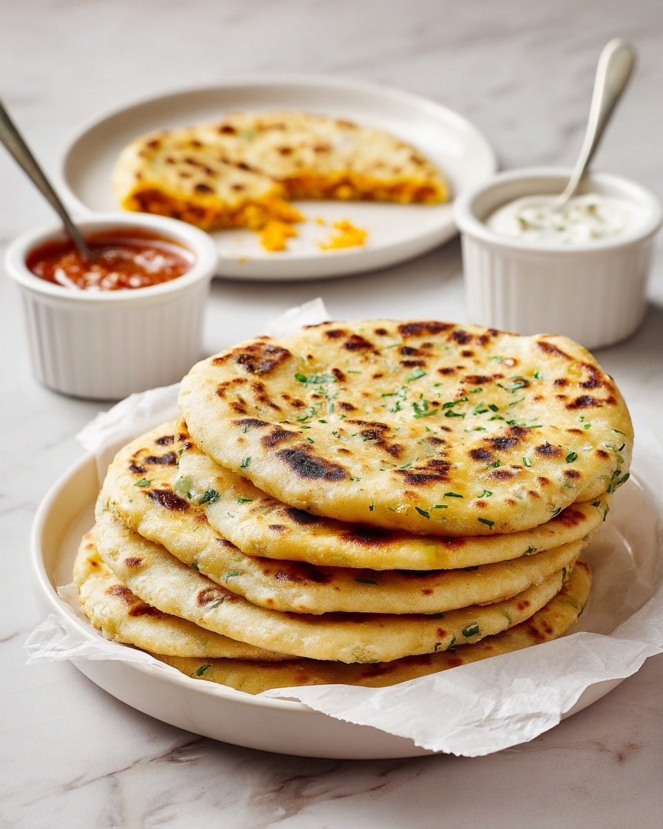 Kale Aloo Paratha (Soft Whole Wheat Indian Flatbread) Recipe