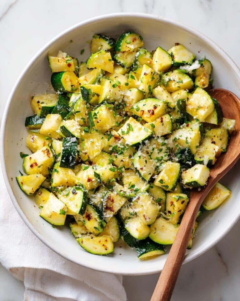 Sautéed Zucchini with Parmesan and Basil Recipe