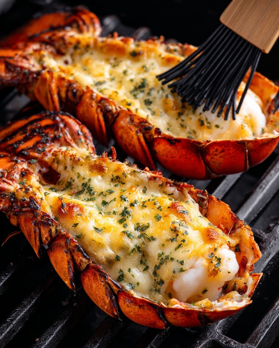 Grilled Lobster Tails with Lemon Herb Butter Recipe