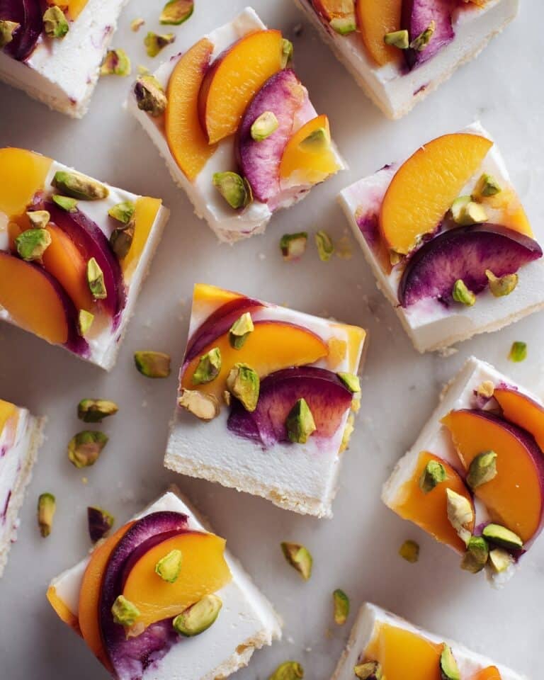 Frozen Yogurt Bark with Peaches, Nuts, and Honey Recipe