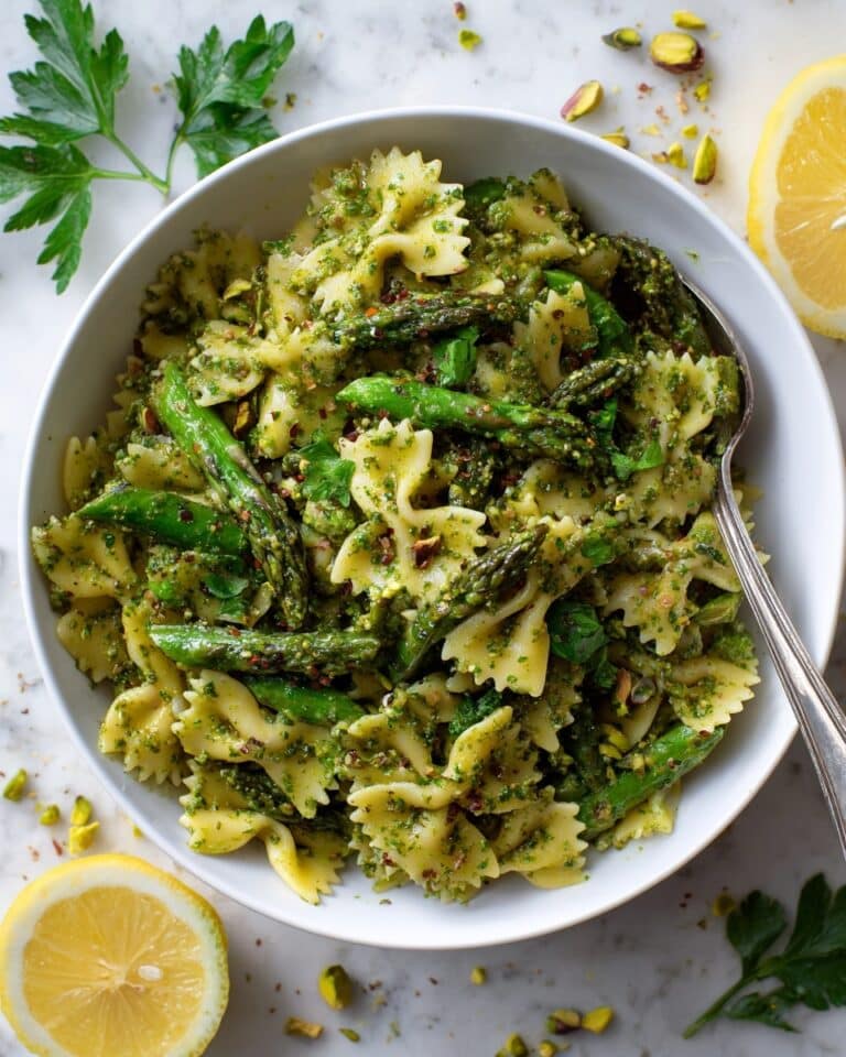 Easy Asparagus Pesto Pasta Recipe