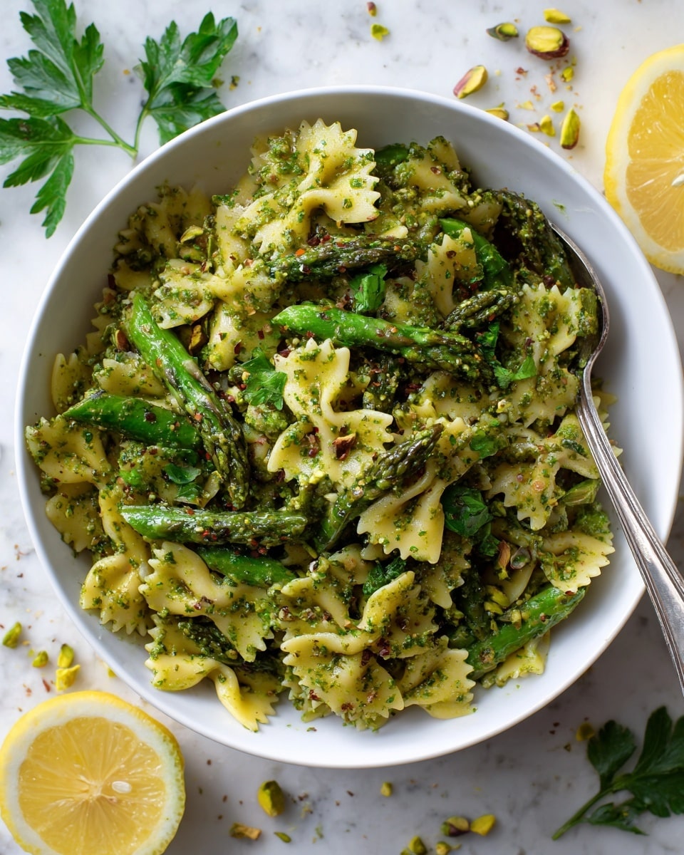 Easy Asparagus Pesto Pasta Recipe
