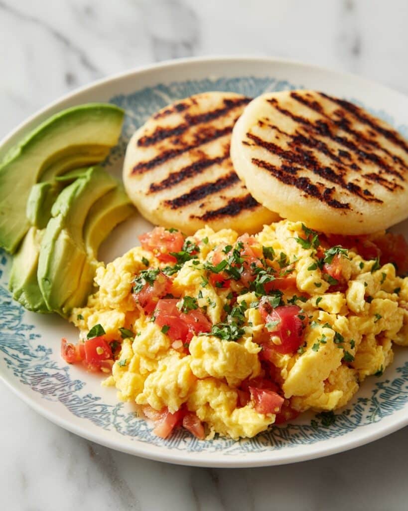 Huevos Pericos (Columbian Scrambled Eggs) Recipe