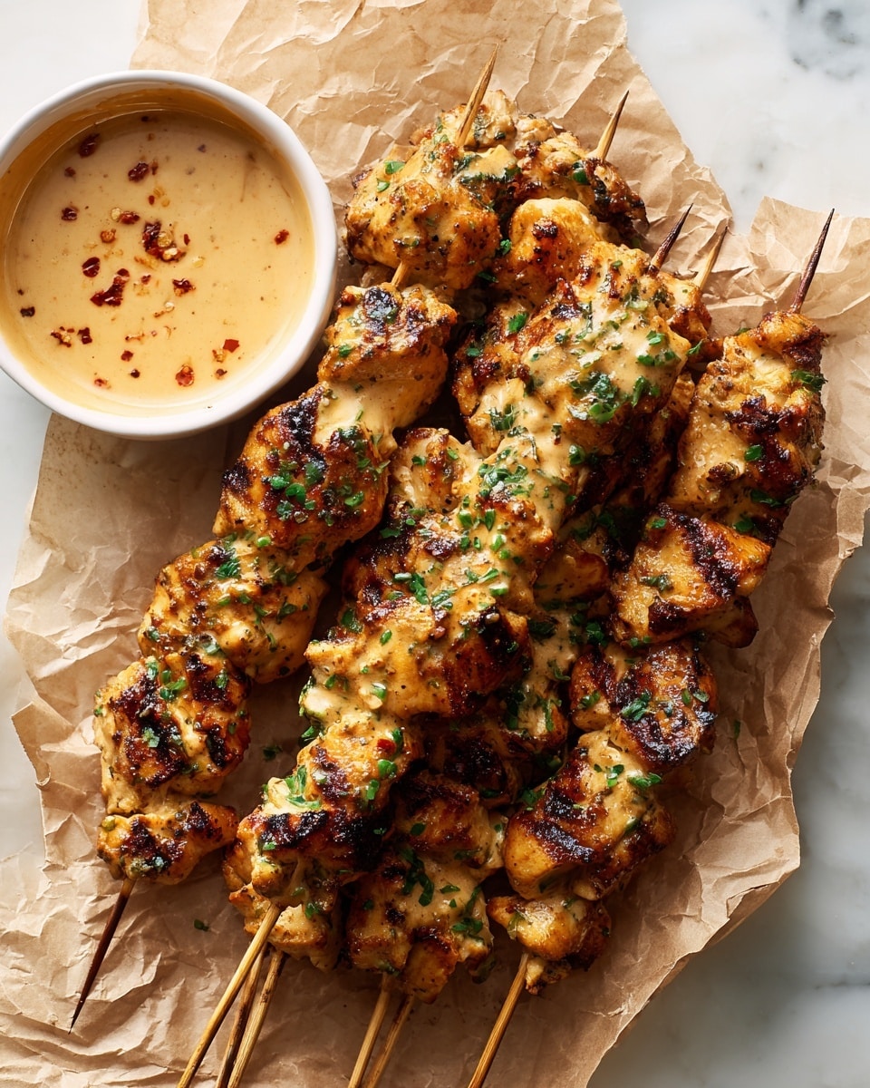 Bang Bang Chicken Skewers Recipe