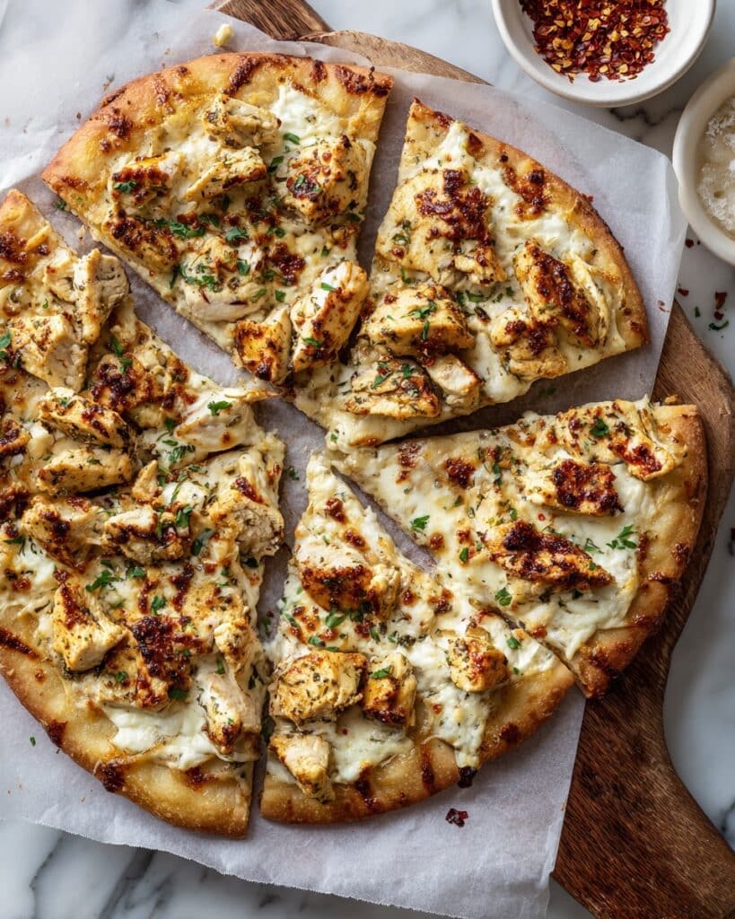 Chicken Alfredo Pizza Recipe