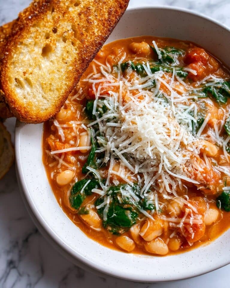 Butter Bean Parmigiana (Bean Tofu Spinach Parmesan Bake) Recipe