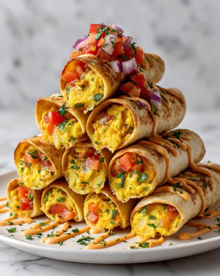 Vegan Breakfast Tofu Taquitos Recipe