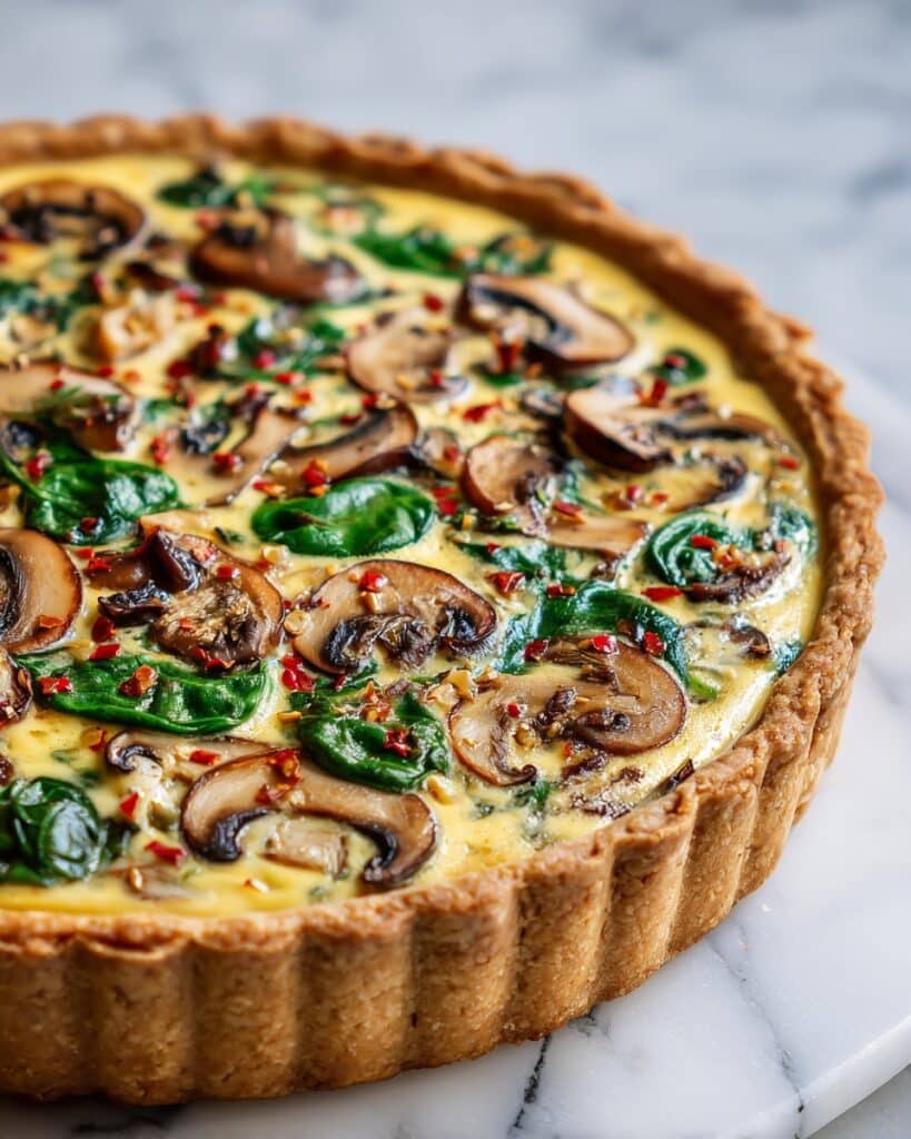 Cheesy Deep Dish Pizza with Pretzel Crust Recipe