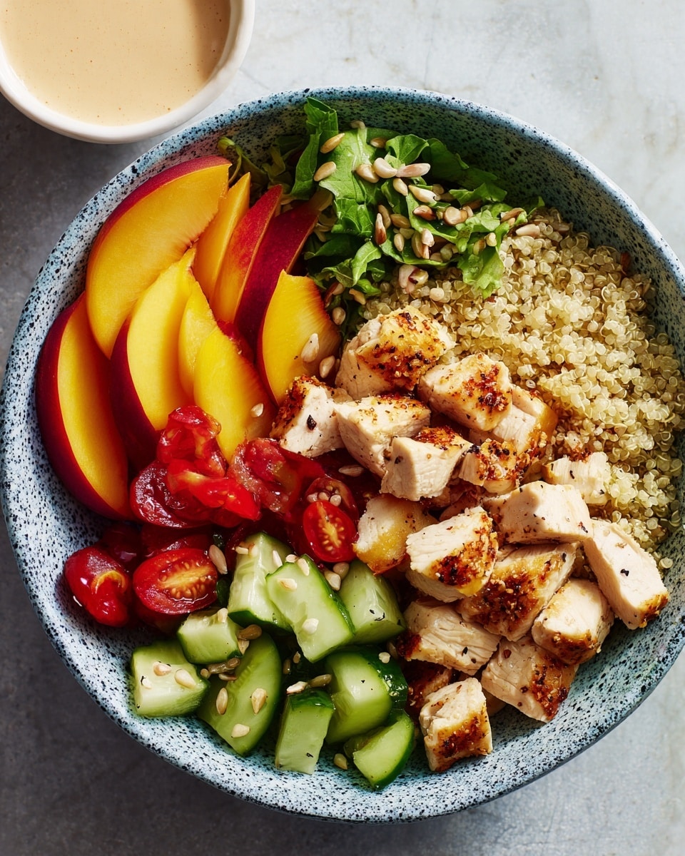 Summer Quinoa Salad with Sunbutter Sauce Recipe
