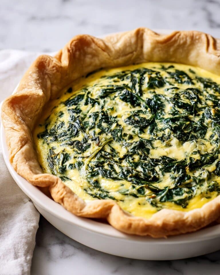 Spinach and Onion Quiche Recipe