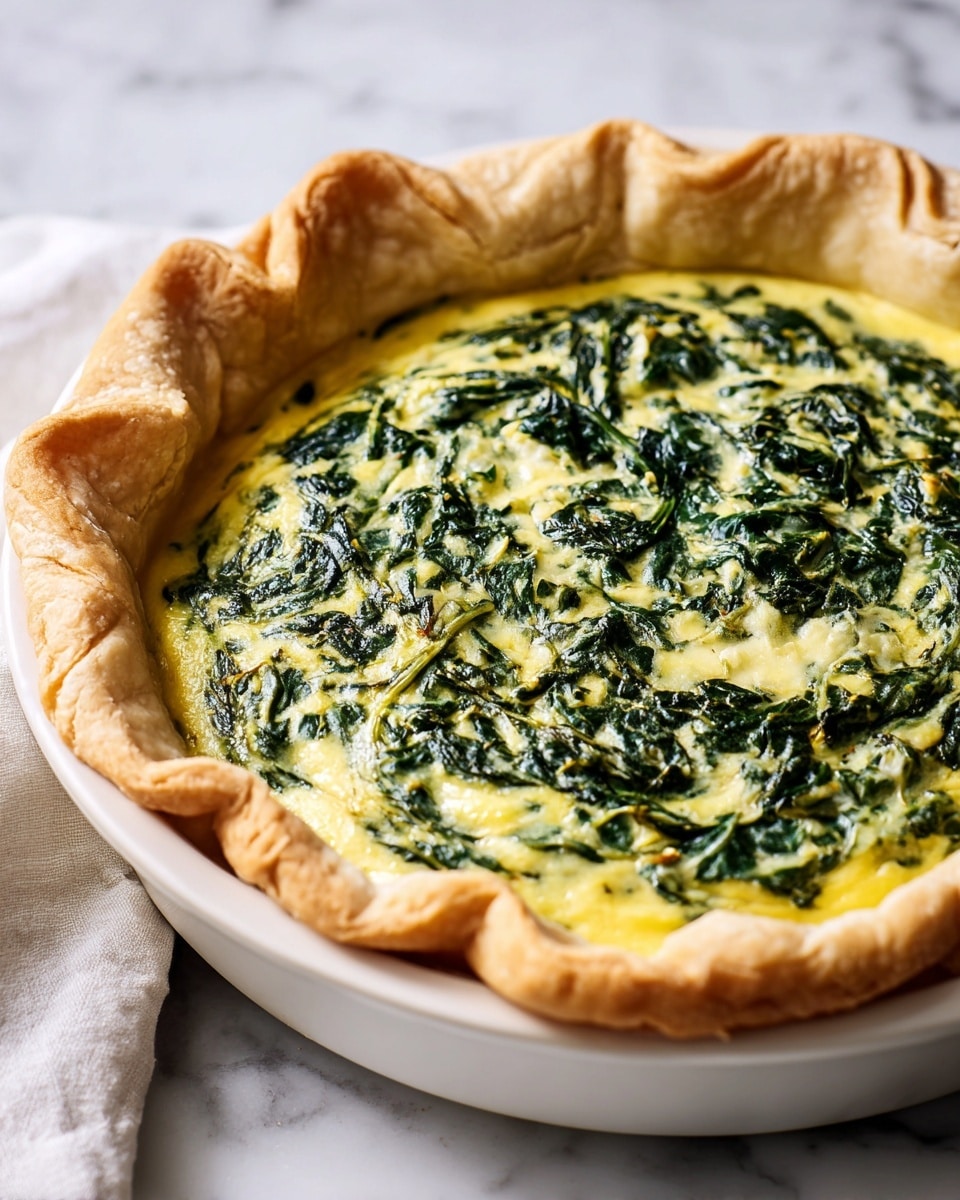 Spinach and Onion Quiche Recipe
