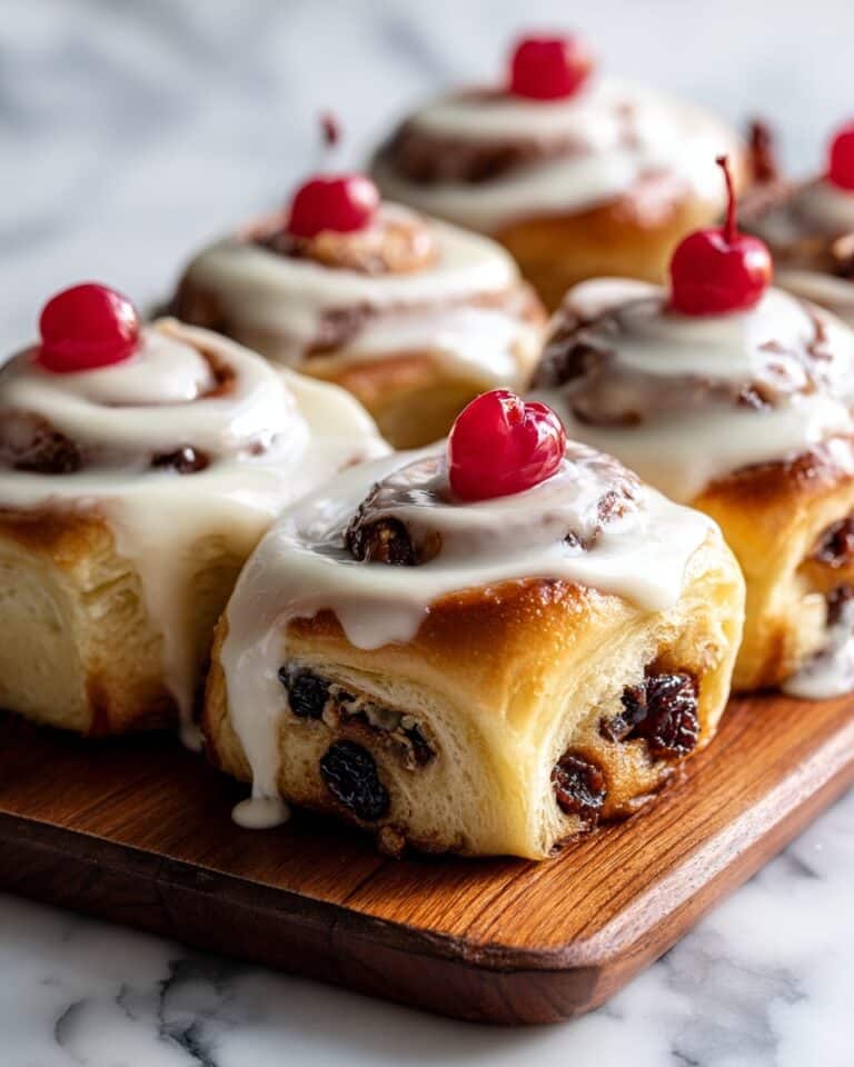 Sourdough Belgian Buns with Lemon Curd, Raisins, and Glacé Cherries Recipe