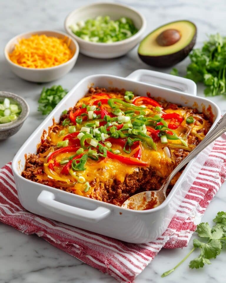 Mexican Chicken Fajita Casserole Recipe