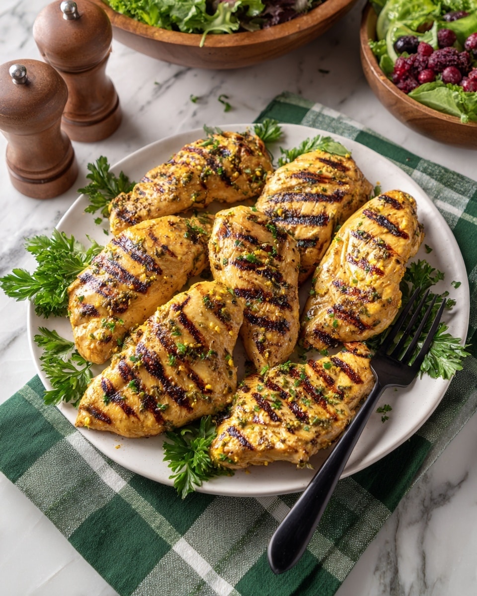 Grilled Herb-Marinated Chicken Thighs Recipe