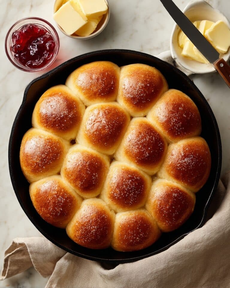 Skillet Dinner Rolls Recipe