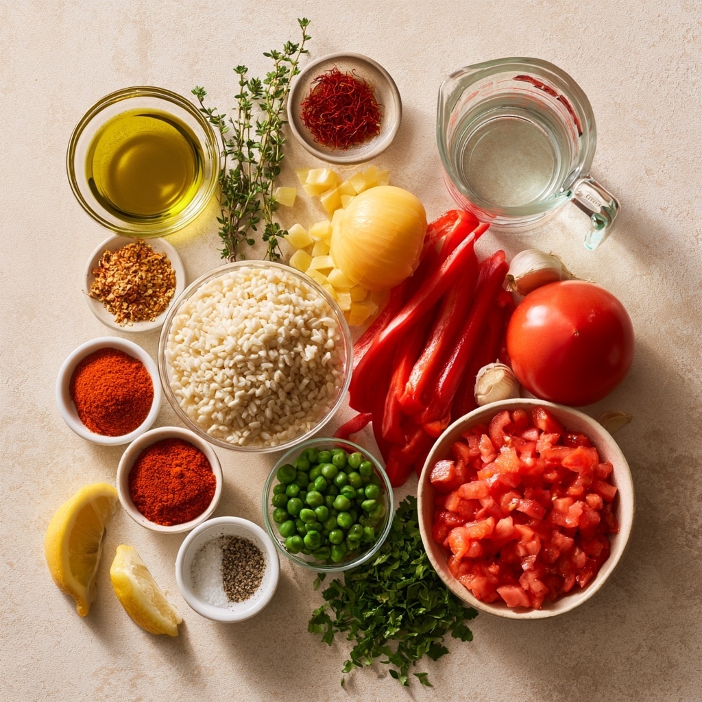 A close-up view of a black pan filled with small white onion pieces and long, thin red bell pepper strips scattered on top. The onions look diced into small cubes, covering the bottom of the pan, while the red pepper strips are placed randomly over them, contrasting with their bright color. The pan has a smooth dark surface with a slight shine. The background and surface visible behind the pan are a white marbled texture. Photo taken with an iphone --ar 4:5 --v 7
