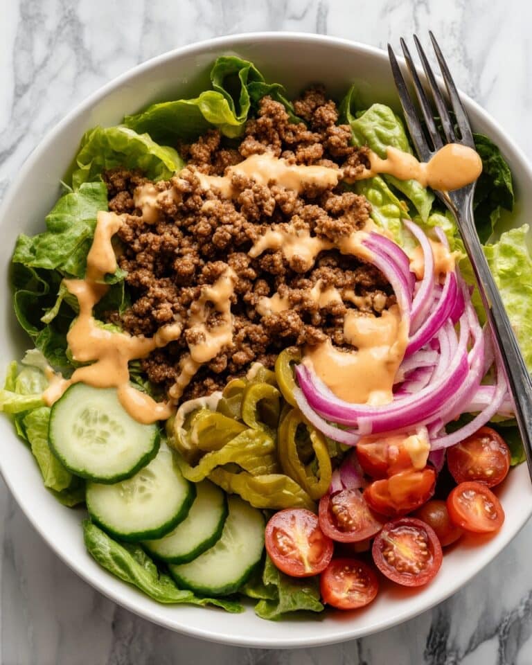 Healthy Burger Bowl with Secret Sauce Recipe