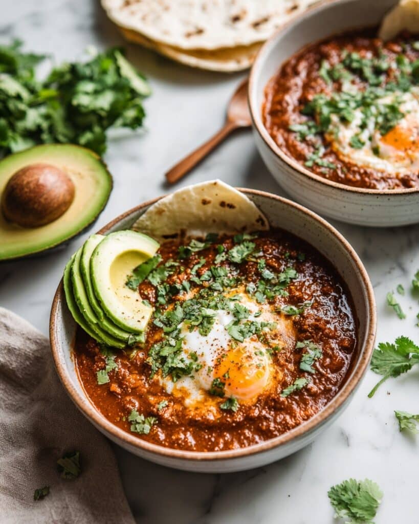 Huevos Rancheros with Black Beans and Tomato Salsa Recipe