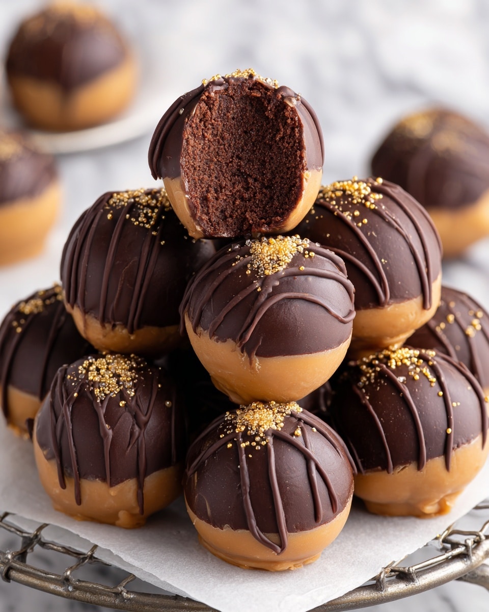 Chickpea Gingerbread Buckeyes Recipe