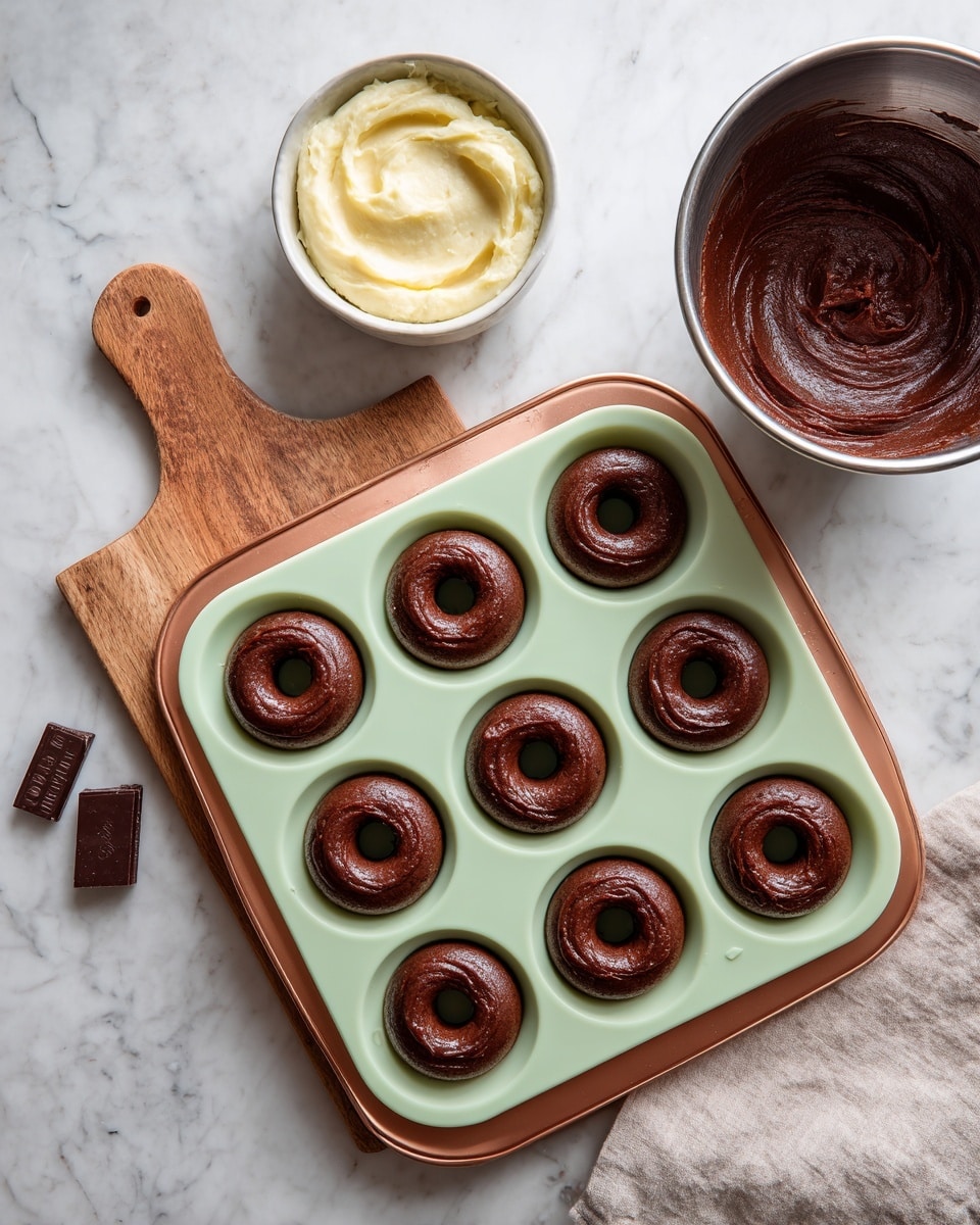 Mini Chocolate Bundt Cakes with Chocolate Ganache Recipe - Recipe Image