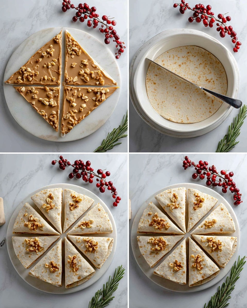 Nutella Puff Pastry Ring with Cranberries and Nuts Recipe - Recipe Image