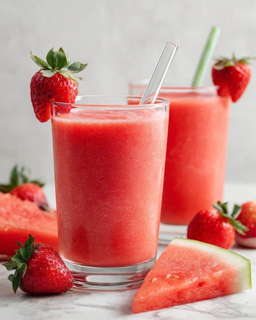 Strawberry Watermelon Smoothie Recipe