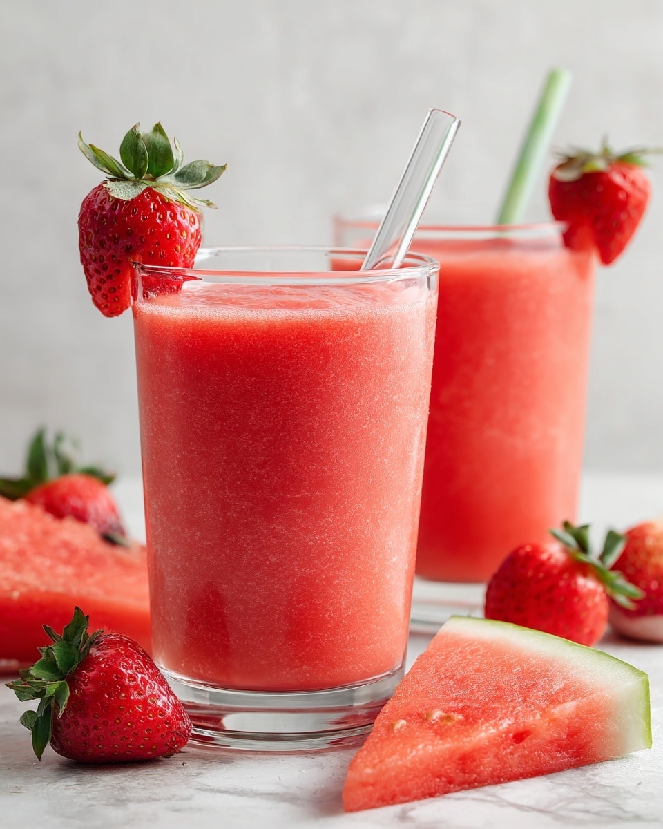 Strawberry Watermelon Smoothie Recipe