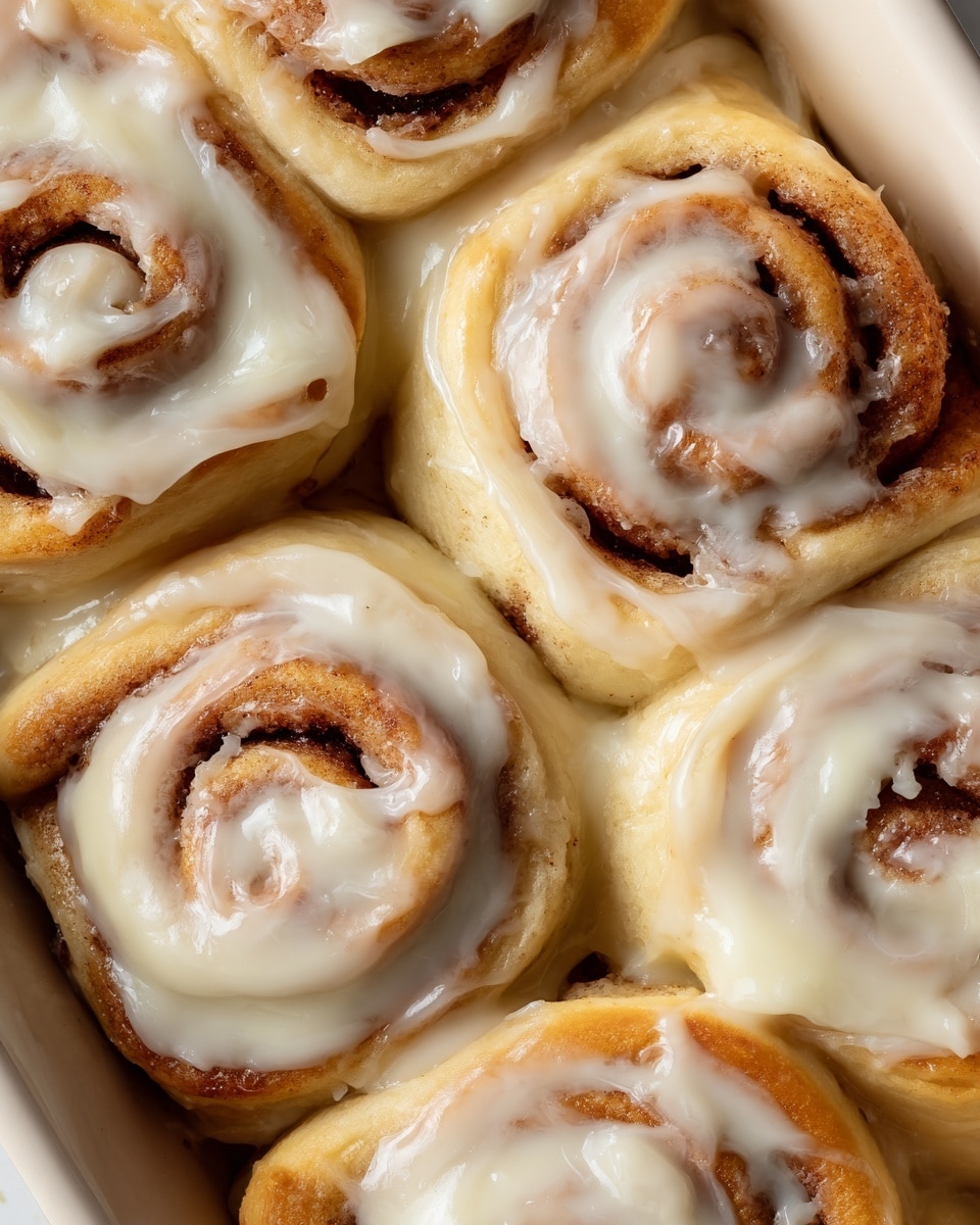 Homemade Cinnamon Rolls with Cream Cheese Frosting Recipe
