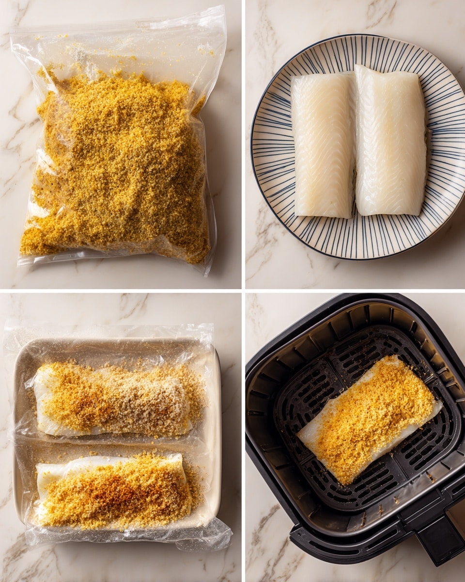 Crispy Golden Air Fryer Fish Recipe - Recipe Image