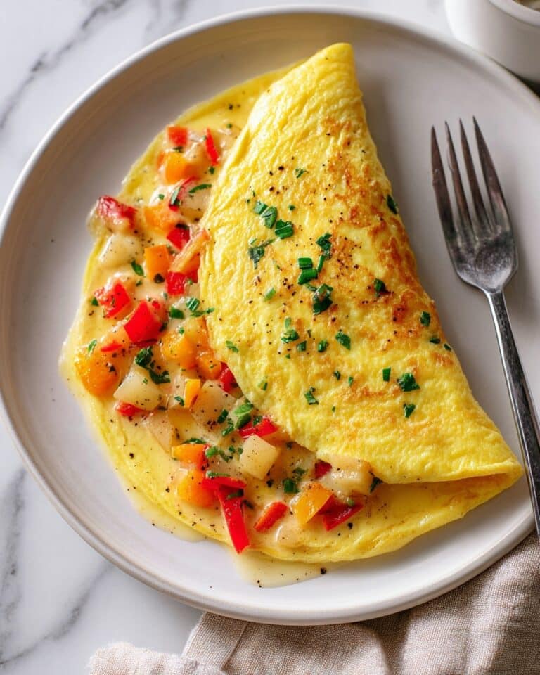Vegan Moong Dal Omelet with Breakfast Potatoes Recipe