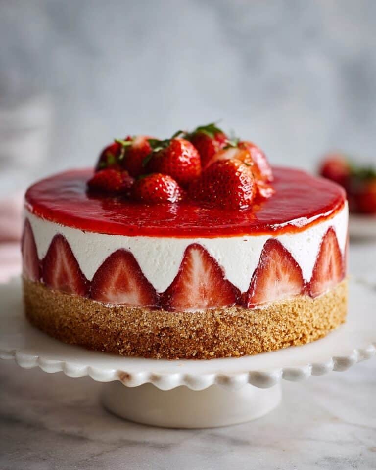 Strawberry Mousse Cake Recipe