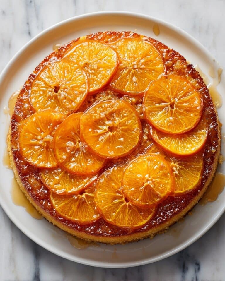 Vegan Peach Upside-Down Cake Recipe