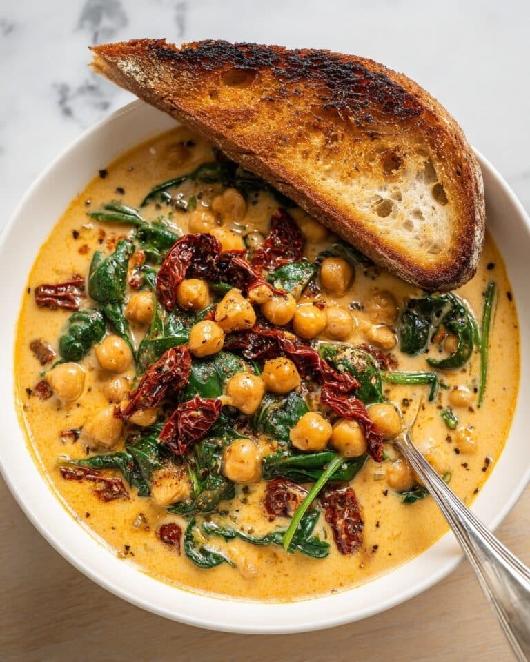 Creamy Tuscan Chickpea Soup Recipe