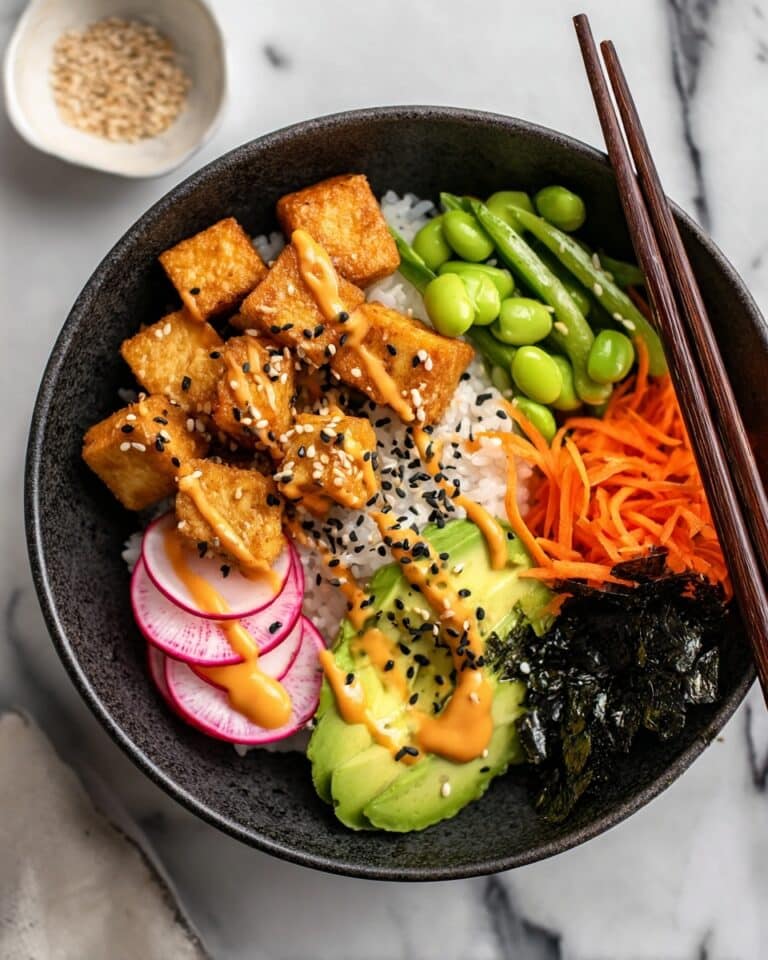 Dragon Bowl with Crispy Tofu Tempura Recipe
