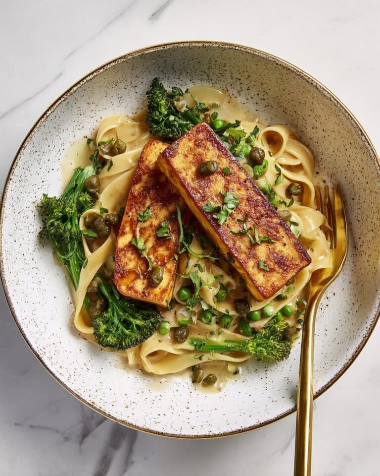 Crispy Tofu Lemon Piccata Recipe
