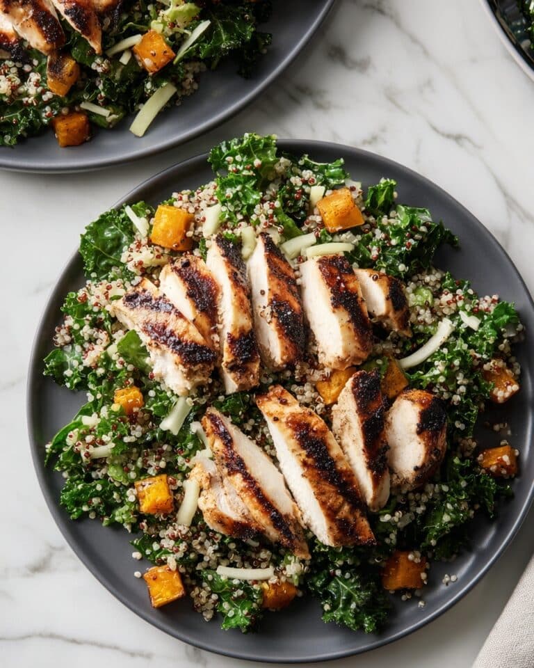 Kale Chicken Salad with Apples and Maple Cider Vinaigrette Recipe