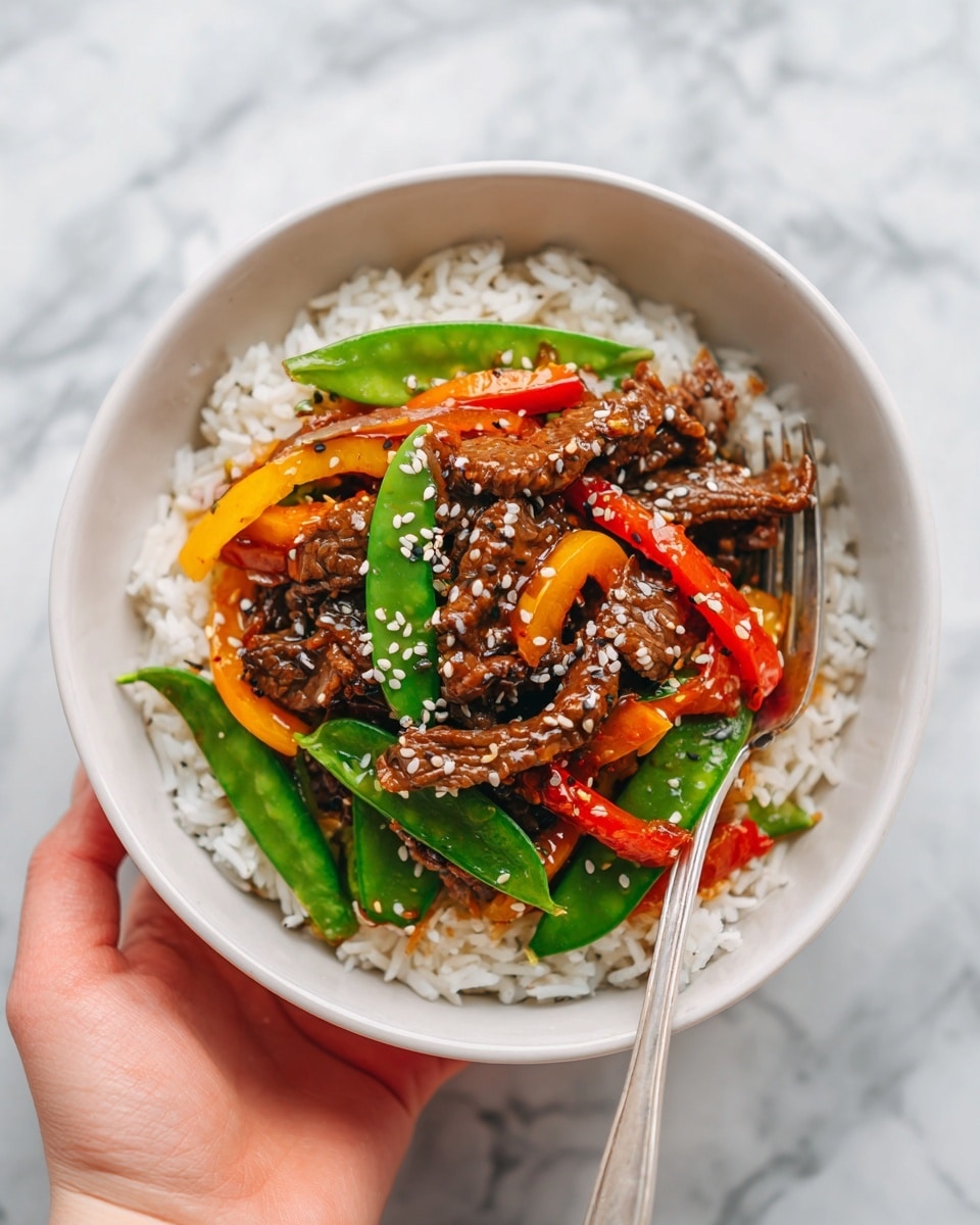 Extra Veggie Steak Stir Fry Recipe