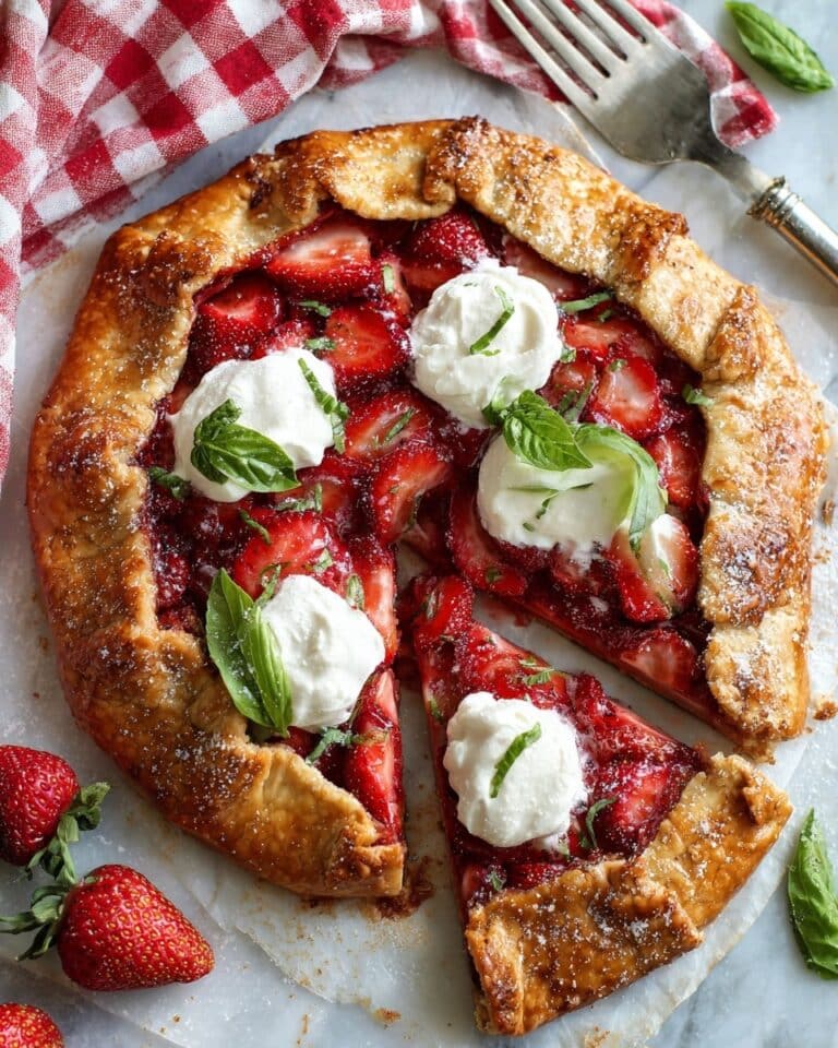 Sweet Sourdough Strawberry Galette Recipe
