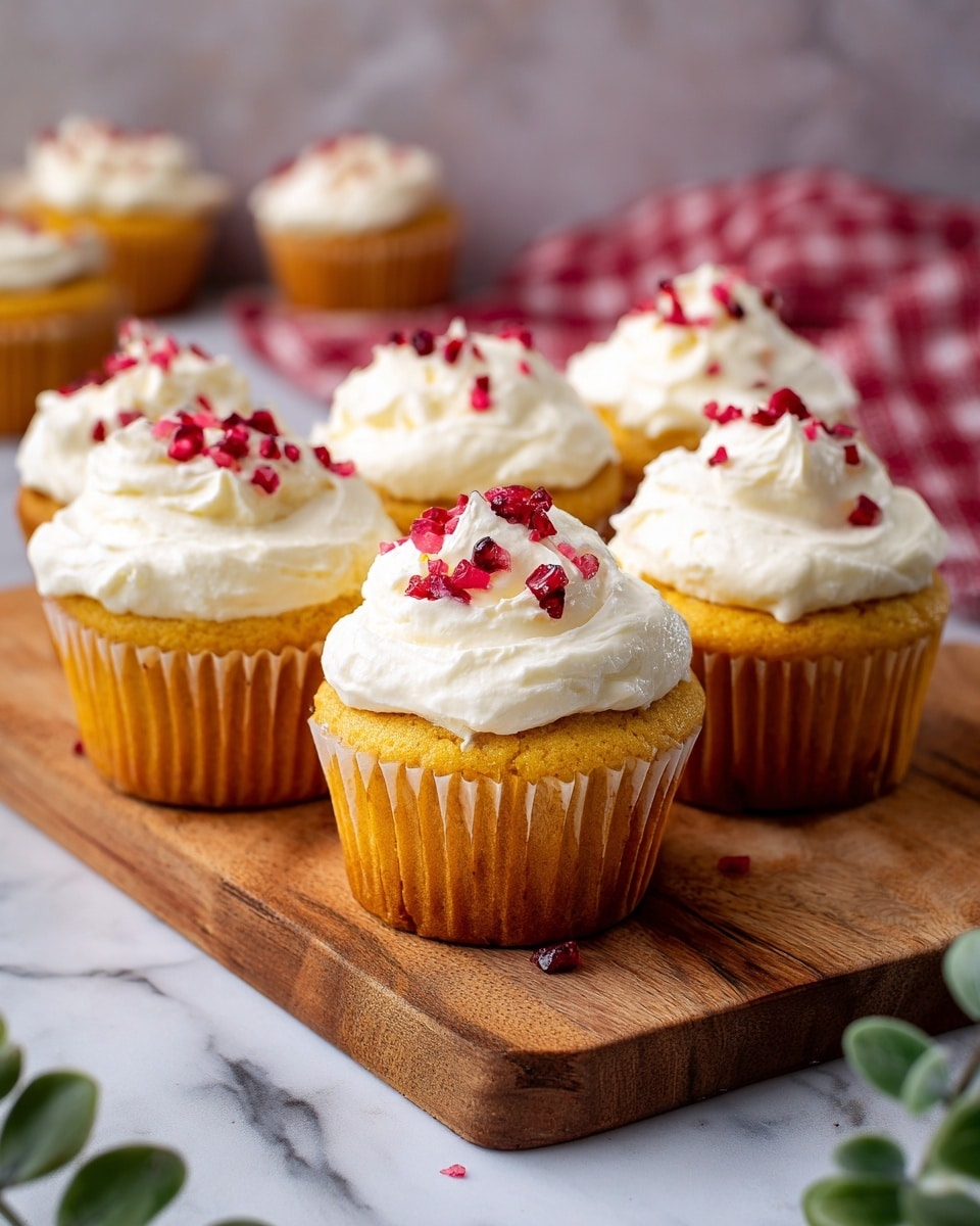 Raspberry White Chocolate Sourdough Cupcakes Recipe