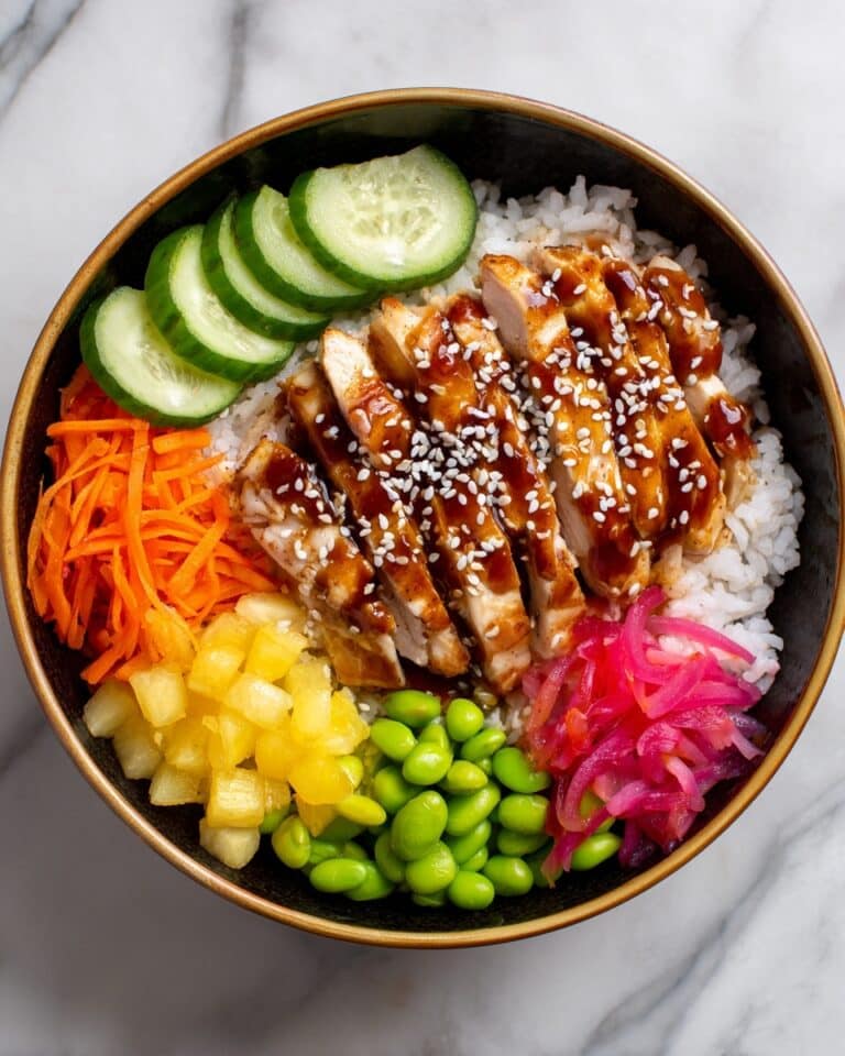 Teriyaki Chicken Poke Bowls Recipe