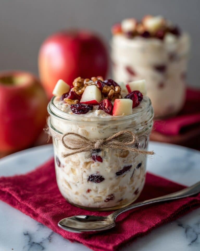 Apple Overnight Oats Recipe