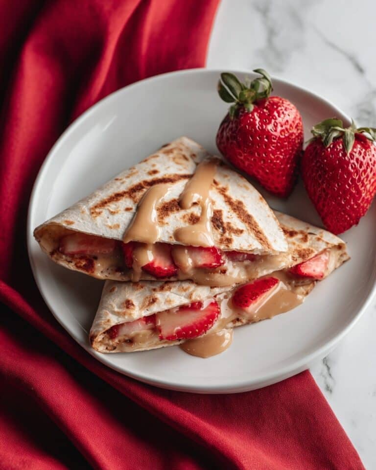 Peanut Butter Strawberry Tortillas with Sliced Almonds and Coconut Recipe