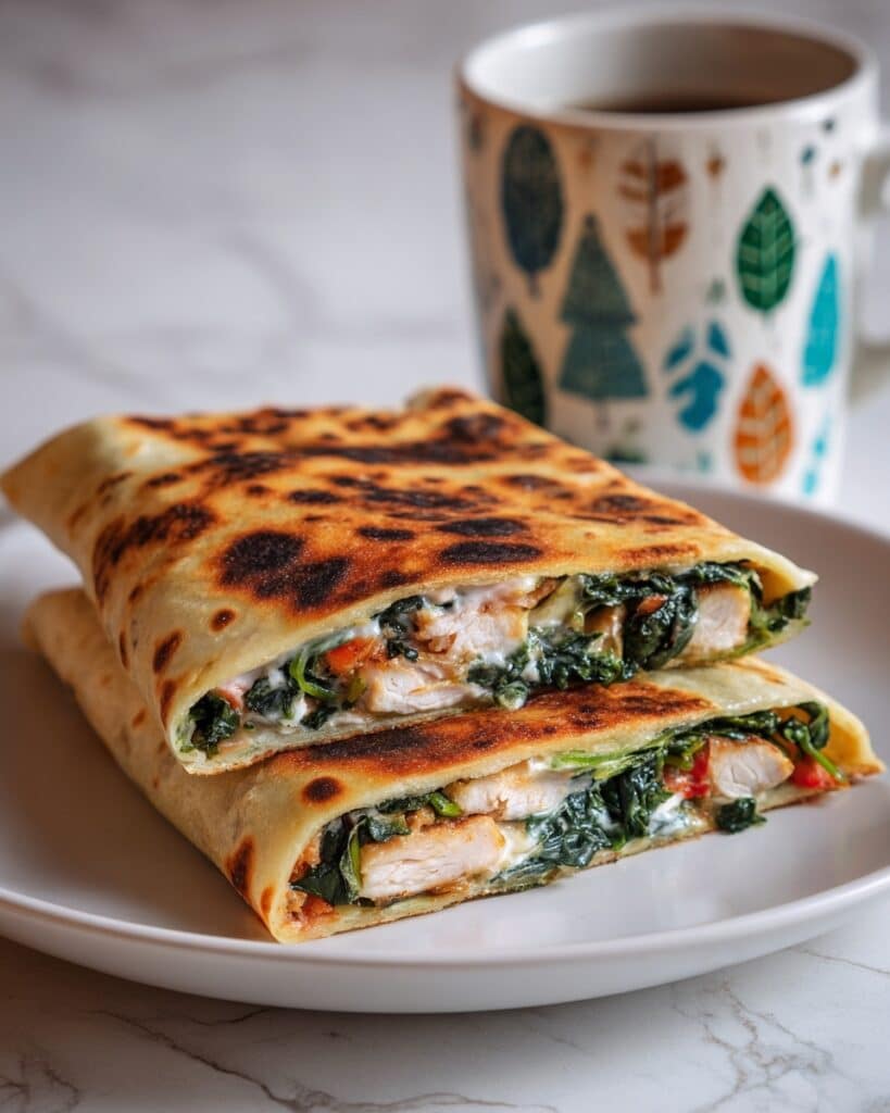 Egg White Veggie Wraps with Bold Indian Flavors Recipe