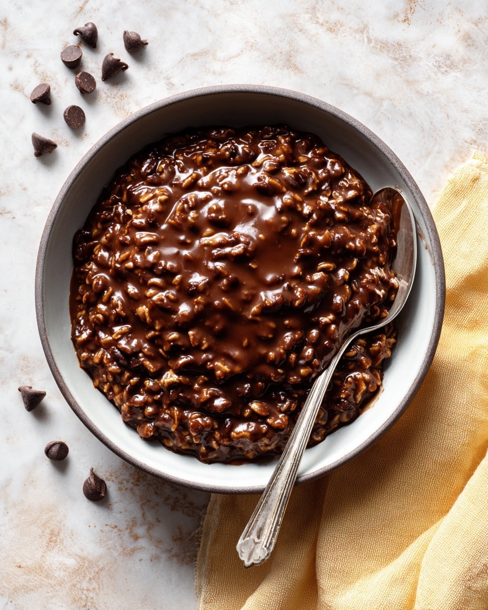 Chocolate Oatmeal with Nut Butter Recipe