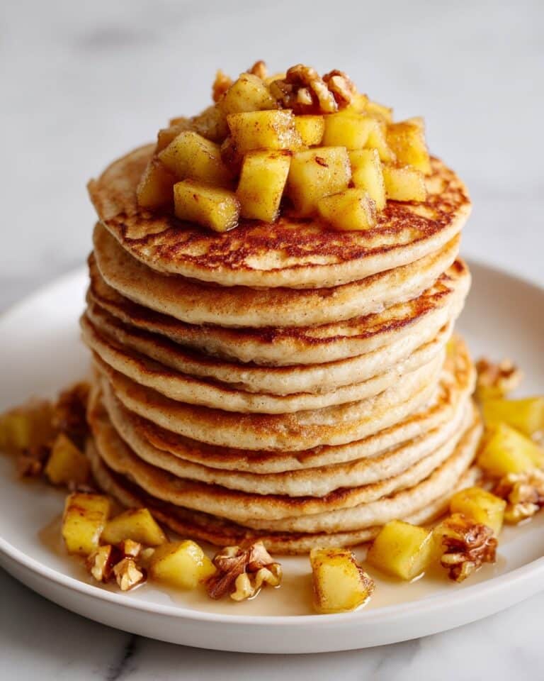 Apple Cinnamon Oatmeal Pancakes Recipe