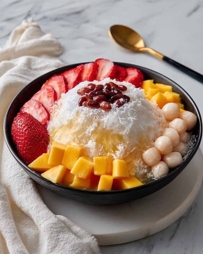 Korean Bingsu (Shaved Ice Dessert) Recipe