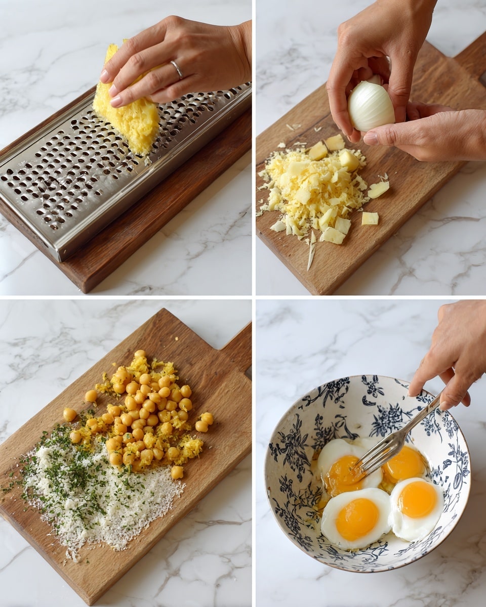 Persian Vegetarian Kotlet Patties with Greek Yogurt Sauce Recipe - Recipe Image
