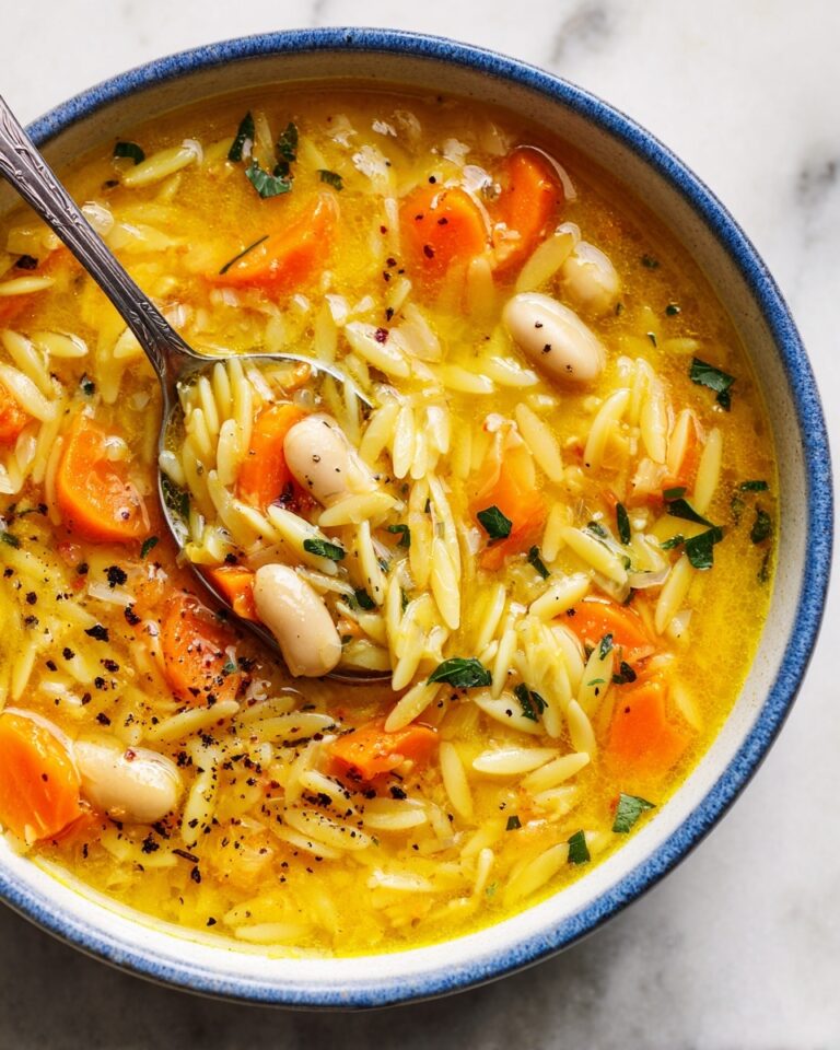 Lemon Orzo Soup Recipe