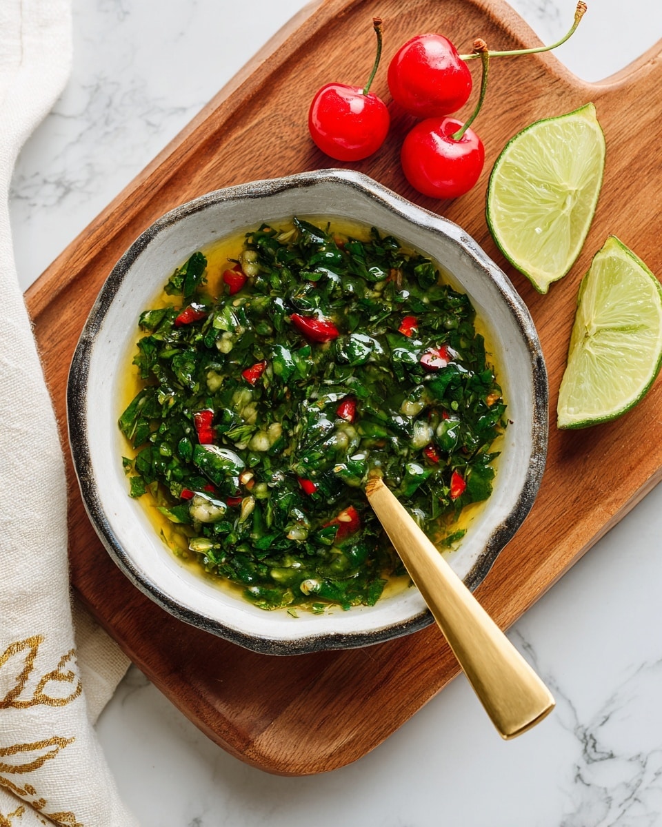 Cherry Chimichurri Sauce Recipe - Recipe Image